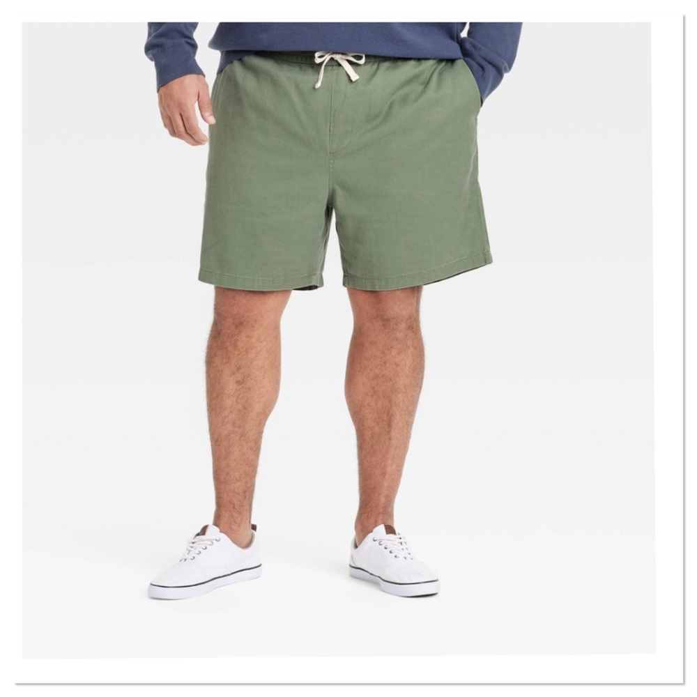 Men’s Big & Tall Vintage 7”Elevated Pull On Shorts Goodfellow & Co